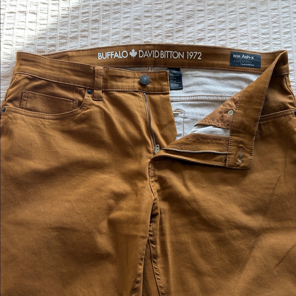 Buffalo David Bitton Tan Trousers